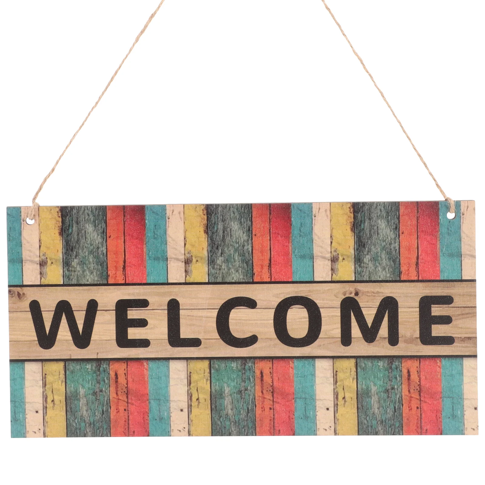 

Welcome Sign Front Door Wood Sign Farmhouse Wooden Hanging Sign Decoration for Restaurant