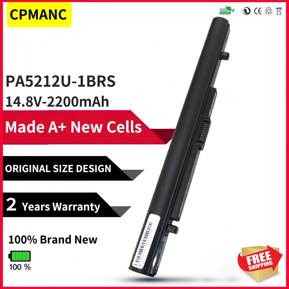 CPMANC 14,8 V 2200mAh PA5212U-1BRS Новая батарея для ноутбука PABAS283 для TOSHIBA Pro R50