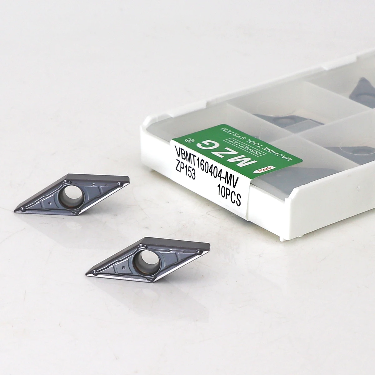 Фото MZG 10 шт. VBMT160408 VBMT160404 MV ZP152 ZP153 Высококачественный токарный станок с ЧПУ, твердосплавная токарная вставка VBMT 160408 160404 №5