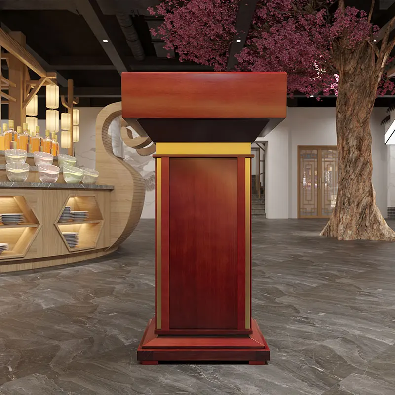 Стол для лекций отеля с динамиком приветствия Столы регистрации учителей