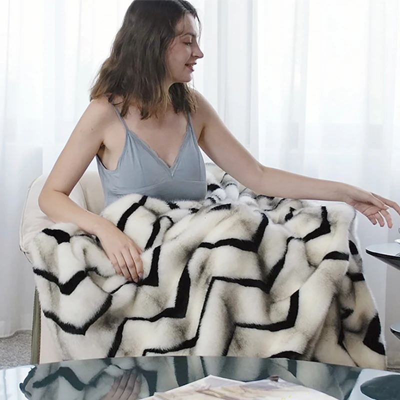 Пушистое плюшевое покрывало для кровати s теплое мягкое из искусственного меха