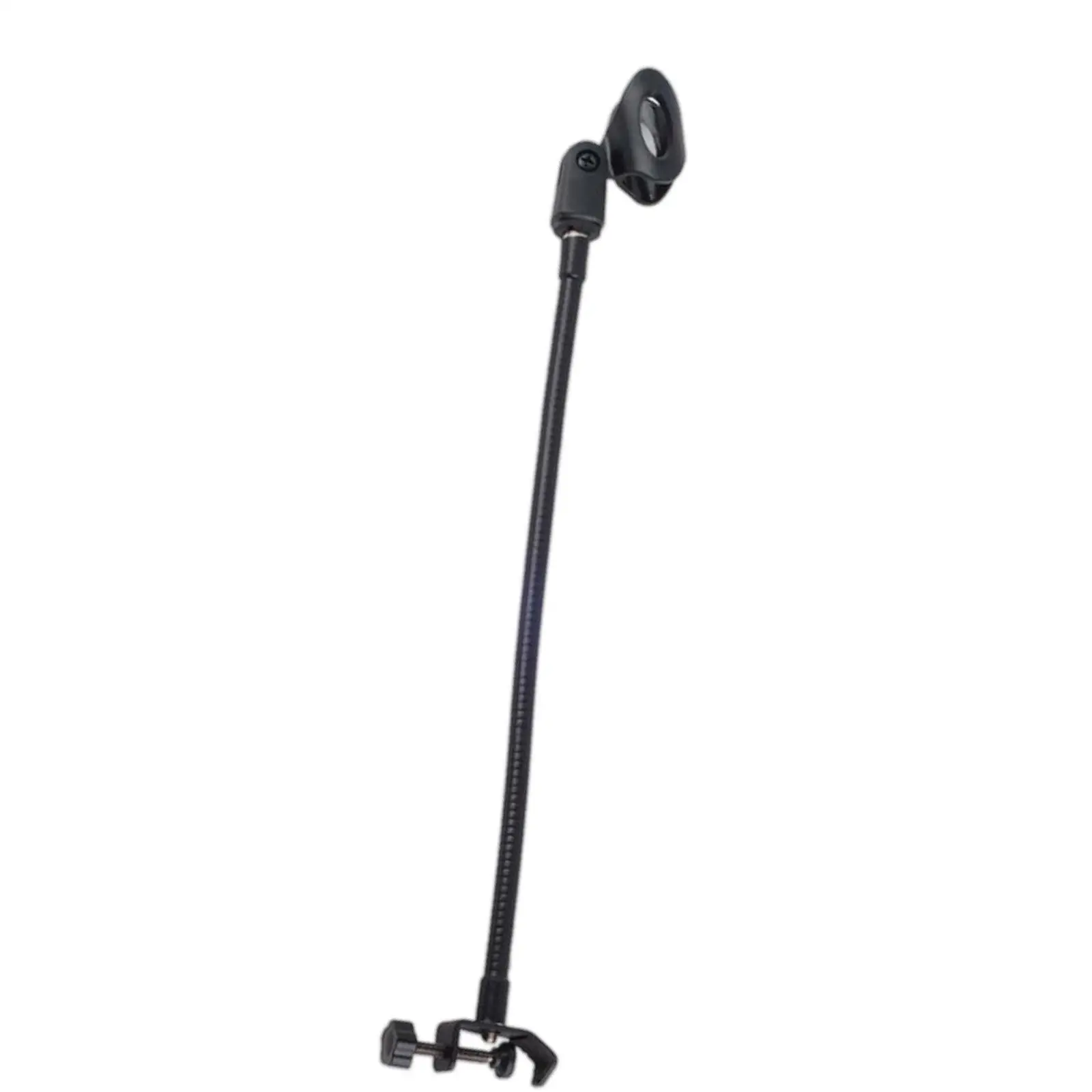 

Metal Mic Arm Desk Mount with Heavy Duty Desk Clamp Universal Hose Shelves Desk Mic Stand Microphone Arm Stand Mic Clip Holder