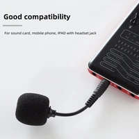 mini microphone recording k song small for mobile computer noise reduction omnidirectional portable professionnel short game mic