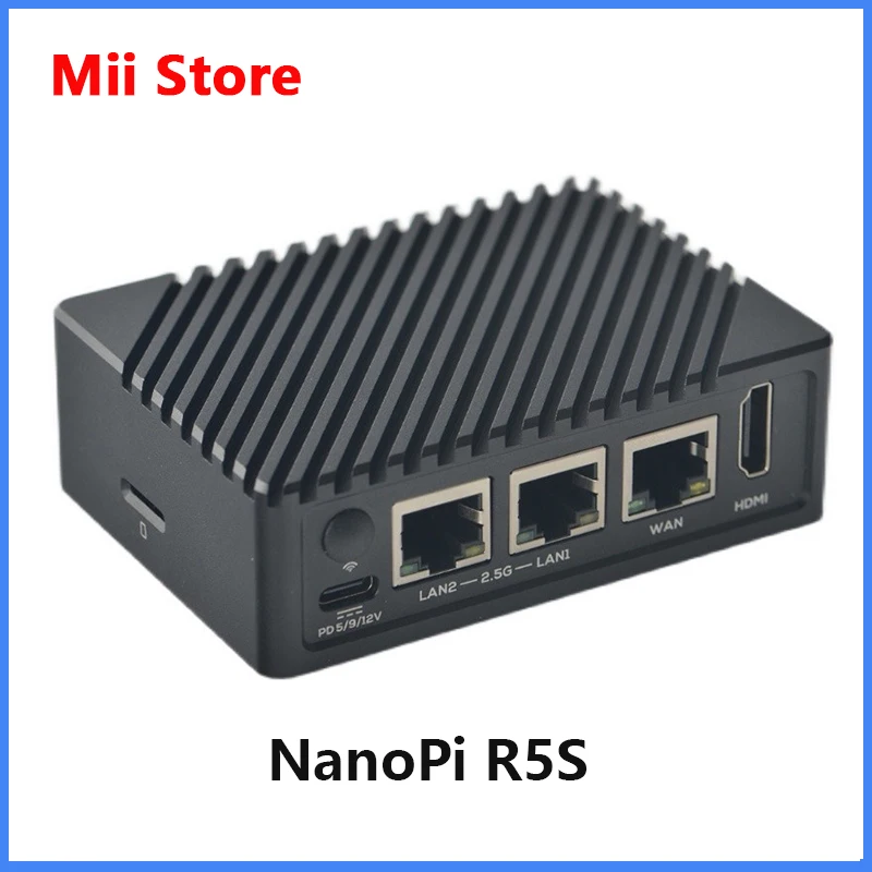 Nanopi R5S Router RK3568 development board OpenWRT A55 HDMI2.0 2.5G Gigabit network port Mini Router