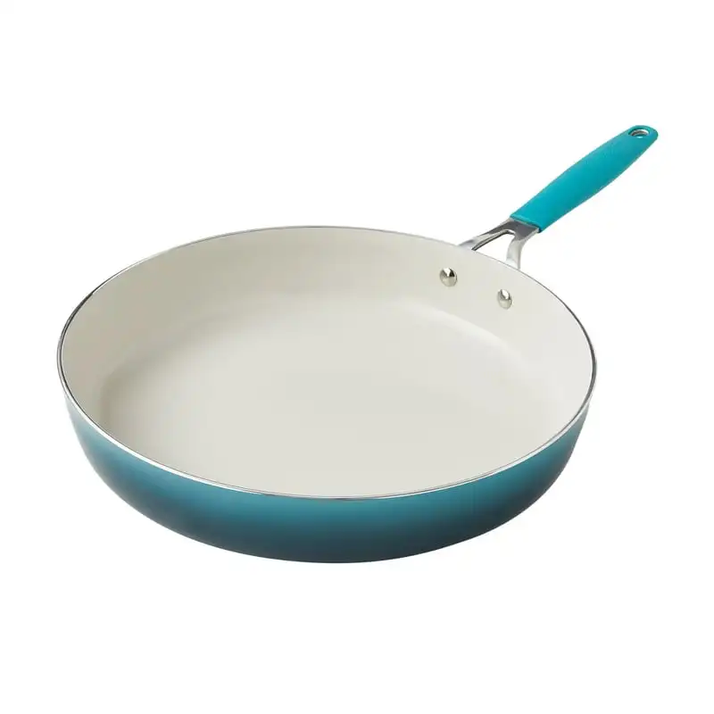 

Ceramic Fry Pan, Ombre Teal