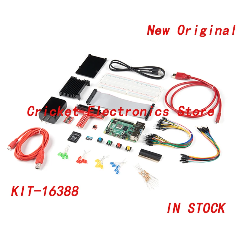 

Набор-16388, стартовый набор SparkFun Raspberry Pi 4, 4 Гб