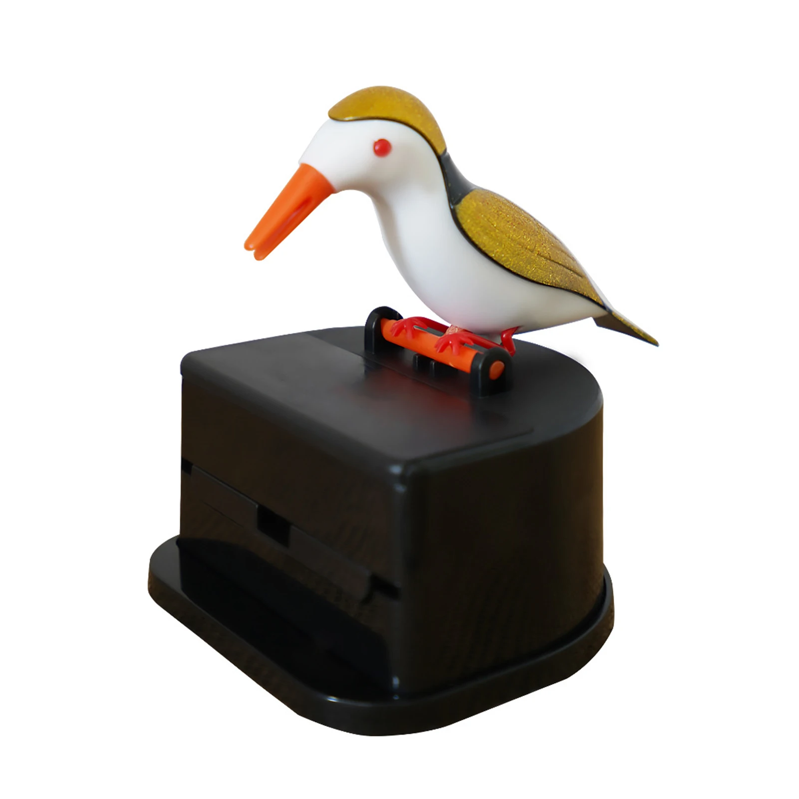 

Держатель для зубочисток, рабочая коробка, чехол, настольный контейнер, милый автоматический диспенсер для птиц, подарок, украшение для дом...