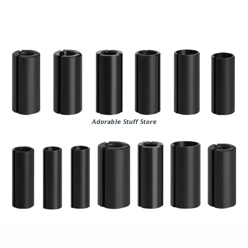 

Conversion Chuck Woodworking Milling Cutter Conversion Handle 6mm 6.35mm 8mm 10mm 12mm 12.7mm Trimming Machine Adapter