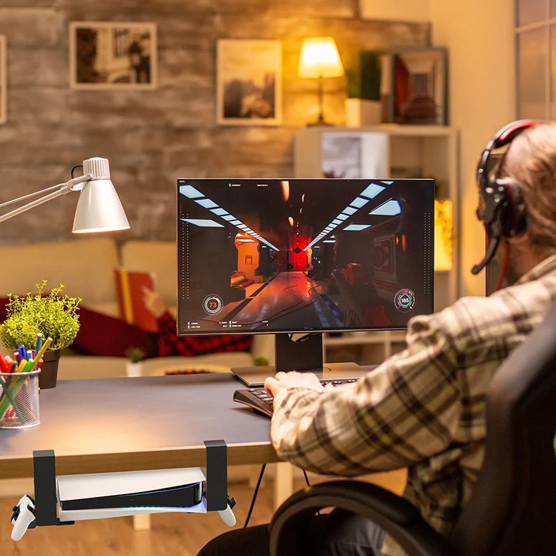 Подвесной держатель под стол для PS5 и Slim