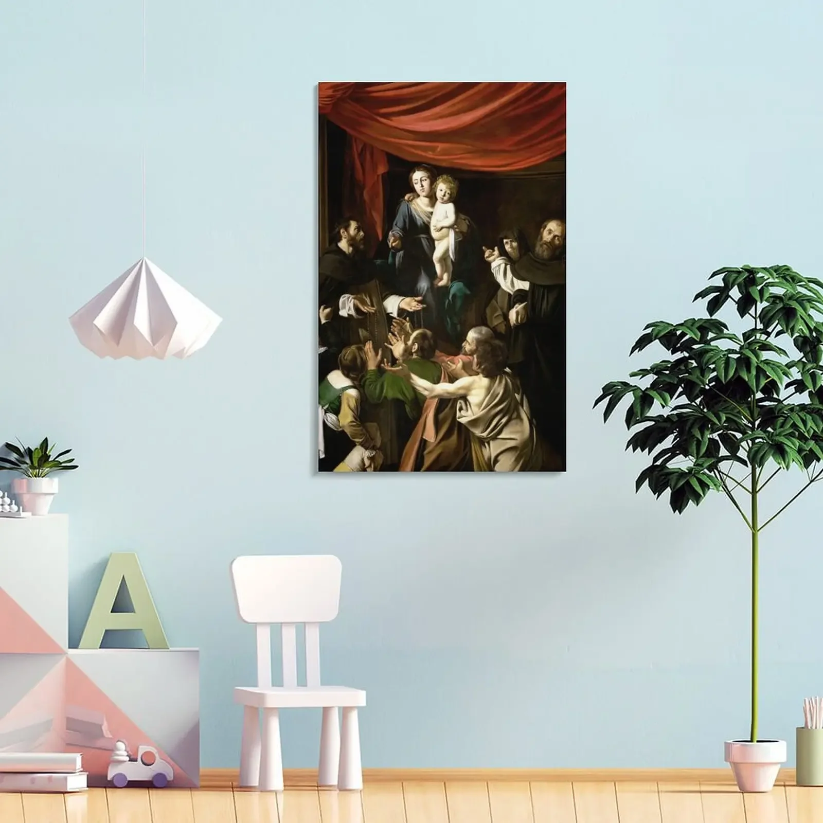 Картина на холсте Мадонна Розария 1607