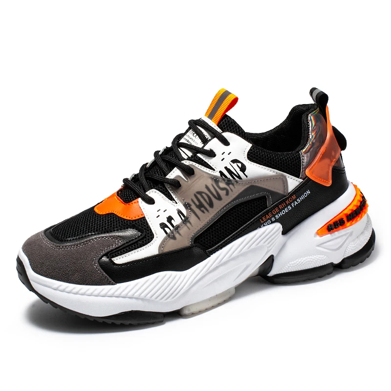

Four Seasons Casual Thick Sole Sneakers Men Non-Slip Outdoor Walking Shoes Man Comfortable Sports Casual Shoes Male Basket Homme