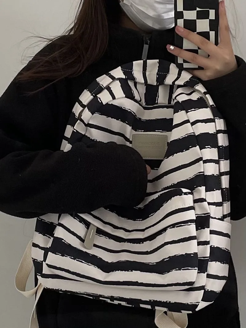 BOMO Streaks женский рюкзак модные простые рюкзаки большой емкости для женщин