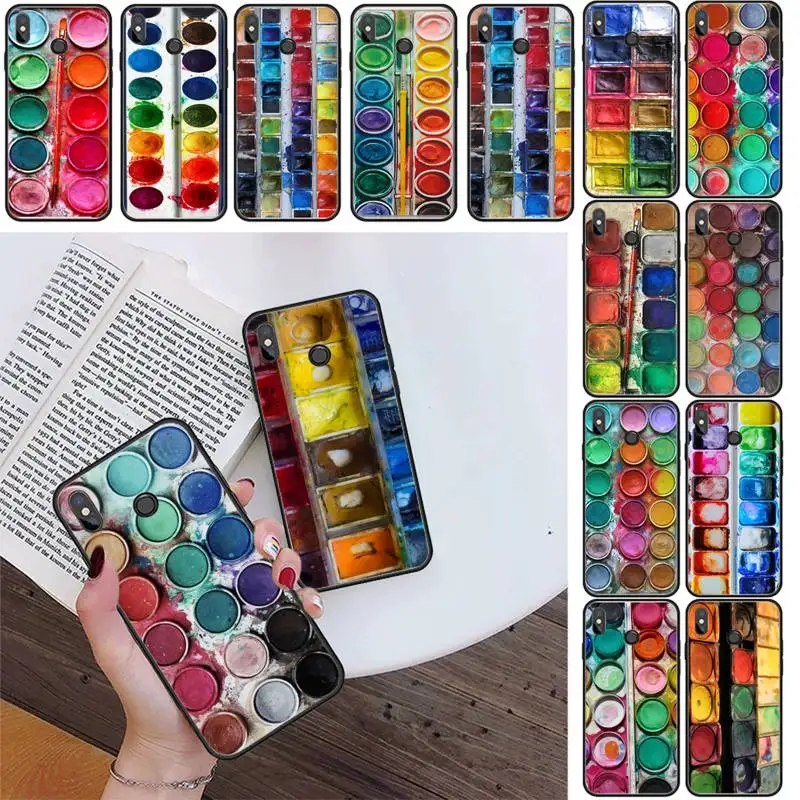 

Paint Palette Painting Box Phone Case For Xiaomi Redmi Note10 Pro Note7 Pro 8 Pro 8T Note9 9S Redmi 7 8 8A 9C K30 Poco X3