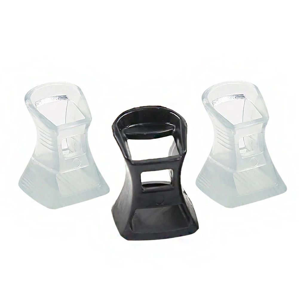 PVC Heel Protector Round Shape Woman High Heels Protective Cover Non-slip Wearable Heel Cover Shockproof Accessories