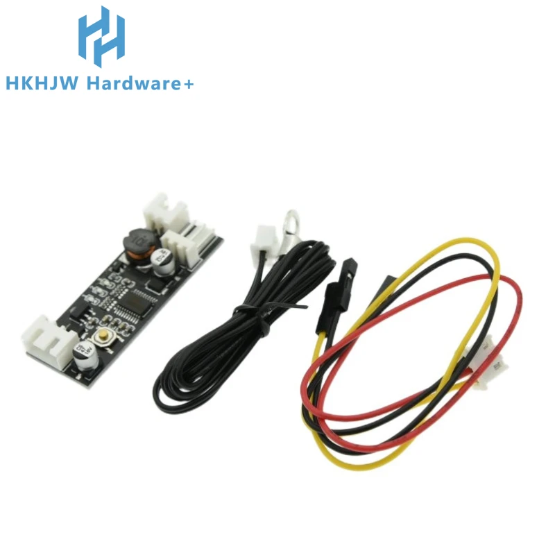 Одиночный 12-вольтовый 0.8A DC PWM 2-3-проводной вентилятор с контроллером температуры