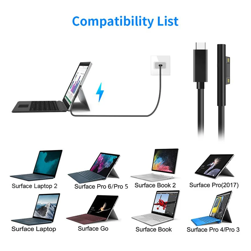 Зарядное устройство с магнитной головкой USB Type-C 1 8 м 65 Вт 15 в | Компьютеры и офис