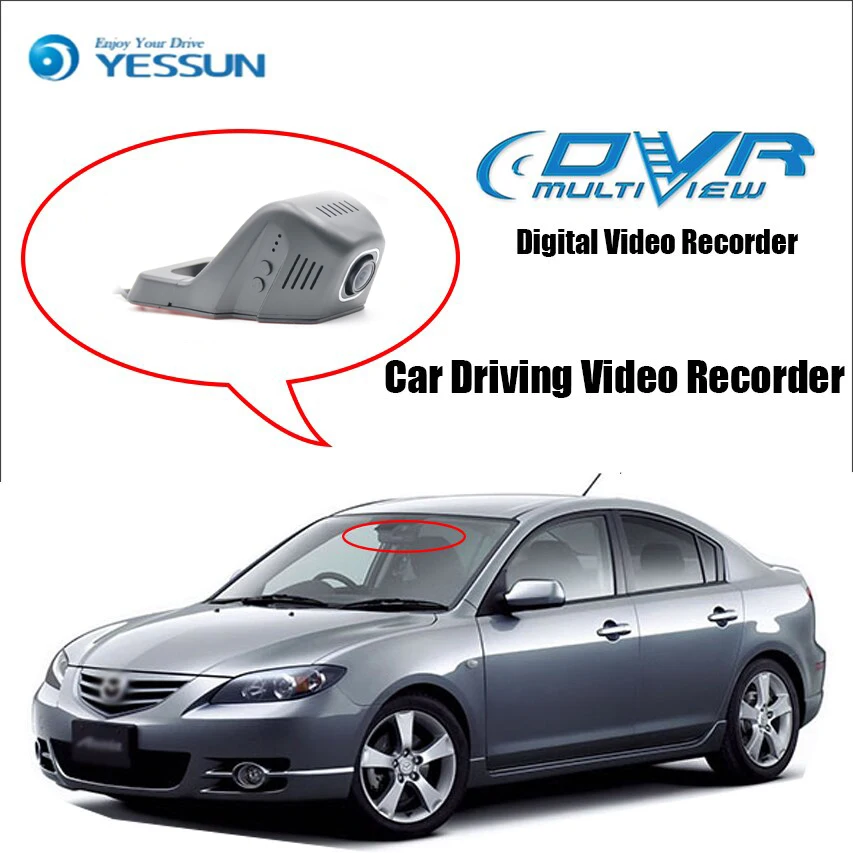 

Мини-видеорегистратор YESSUN для Mazda 3 323, управление через приложение, Wi-Fi, Novatek 96658