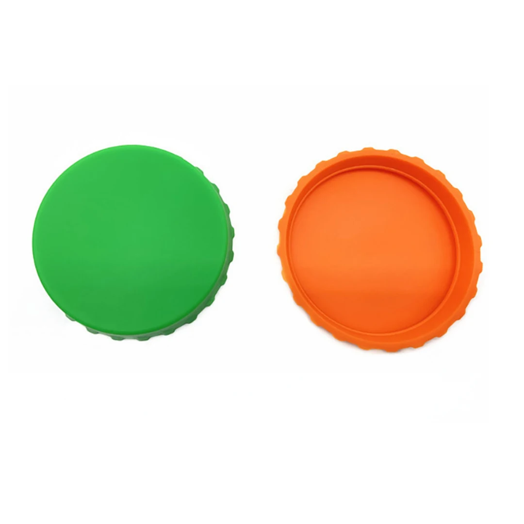 

1Pcs Silicone Can Covers Beer Bottle Cap Soda Lid Covers Multi-color Beverage Can Protector Tin Can Soda Coke Leak-Proof Cap