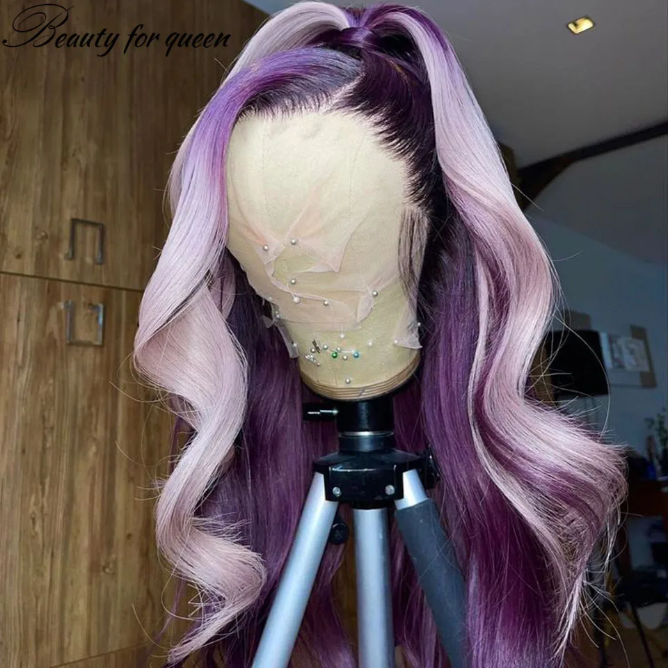 

Beauty Body Wave Lace Front Human Hair Wigs For Women 150Density HD Transparent Lace Frontal Wig Remy Brazilian Hair Pre Plucked