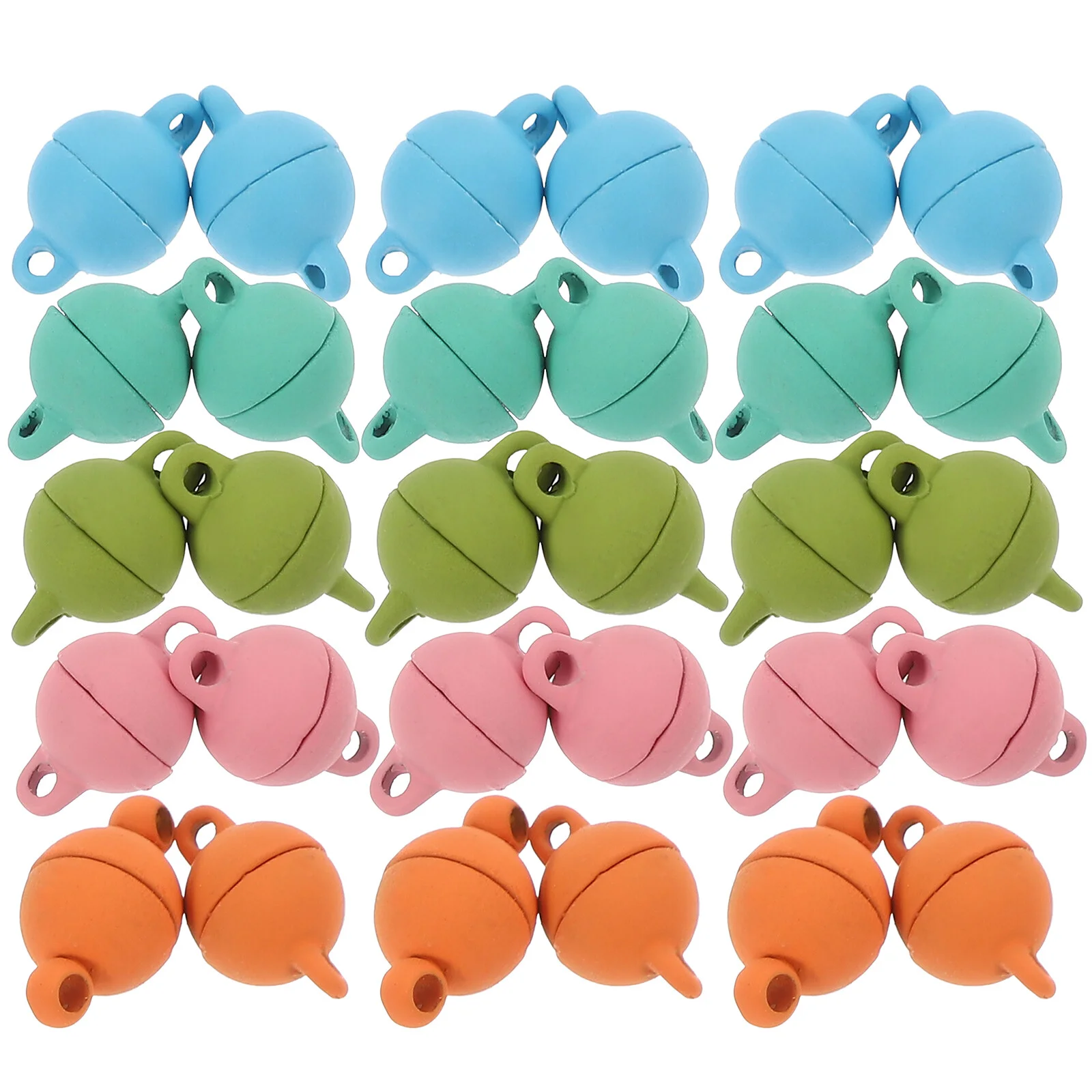 

30 шт., магнитные застежки из сплава