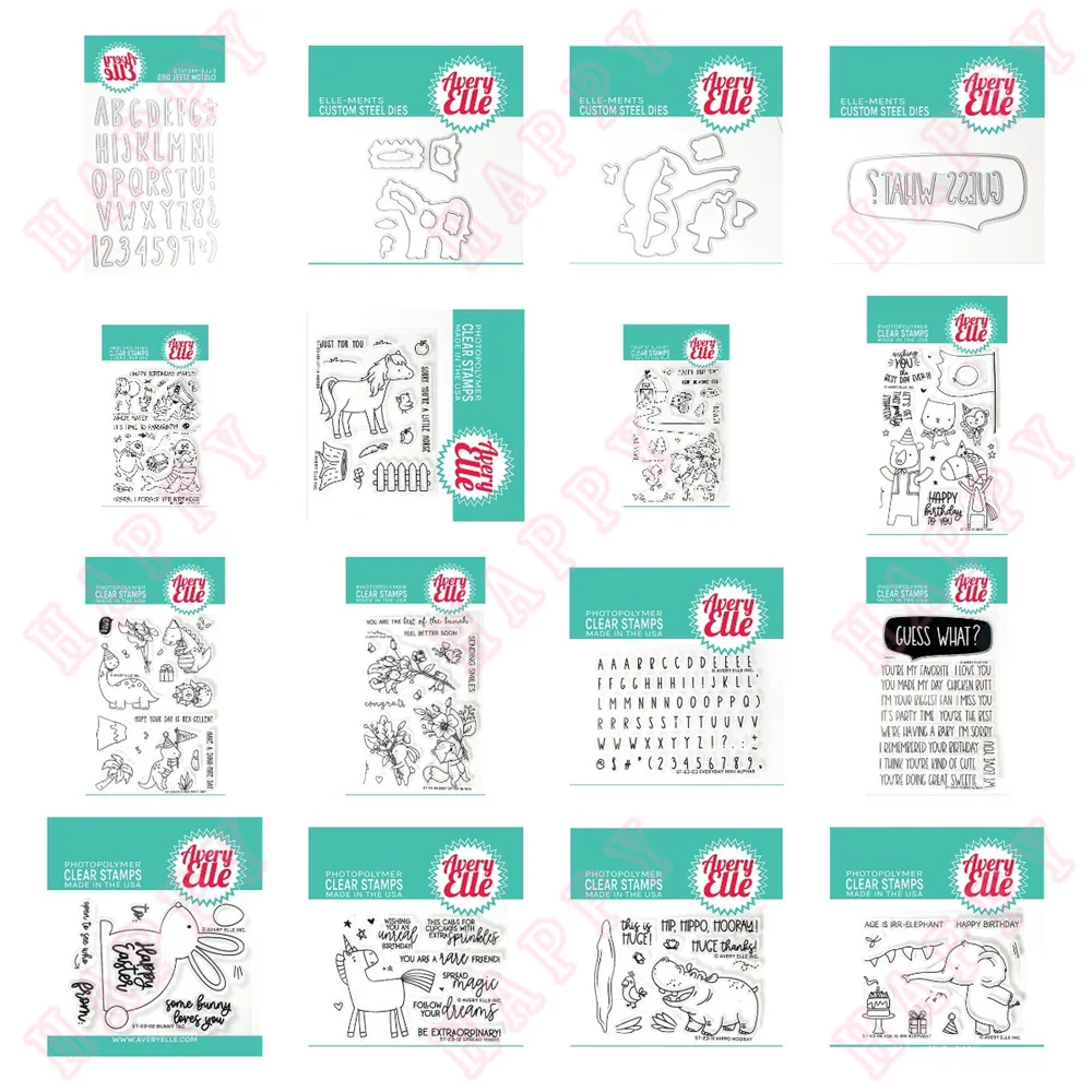 

Metal Cutting Dies Stamps Cat And Bear Hippo Dinosaur Decoration For DIY Scrapbooking Diary Album Paper Template Card Embossing