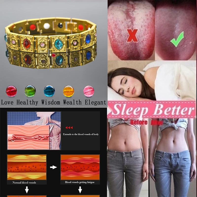 

Trendy Weight Loss Energy Magnets Jewelry Energy Health Balance Twisted Magnetic Therapy Bracelet Healthcare