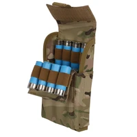 tactical 25 round ammo shell pouch 12 gauge molle waist bag shooting gun bullet holder rifle ammo cartridge hunting accessories