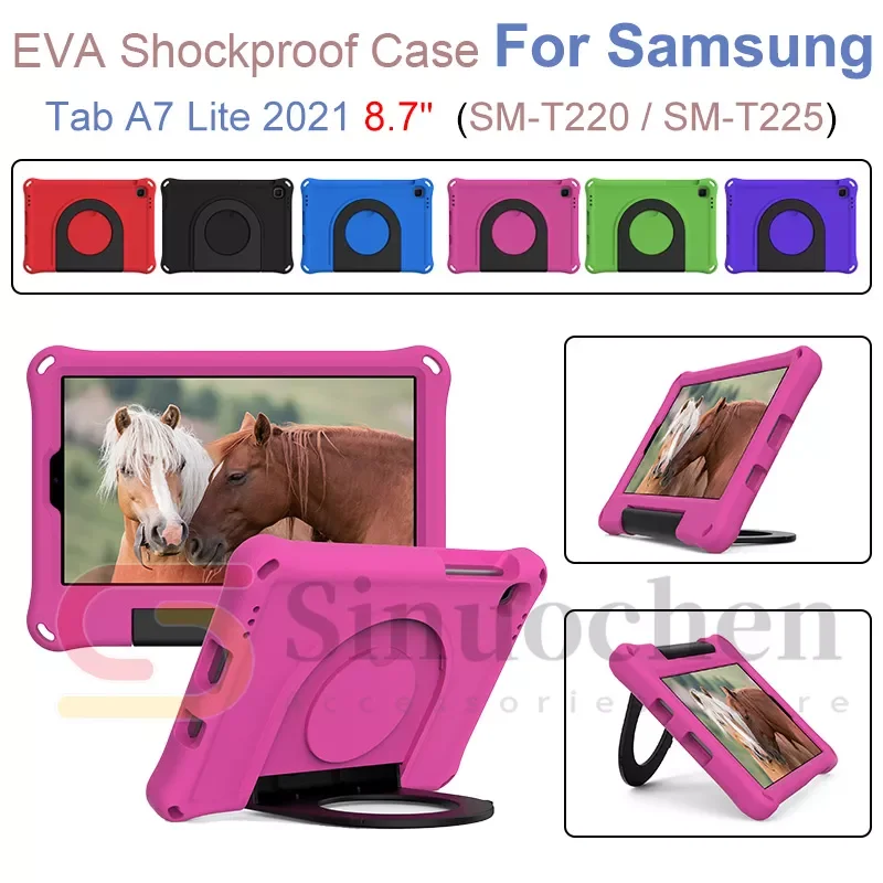 

Для Samsung Tab A7 Lite 2021 8,7 дюйма T220 T225 EVA детский противоударный чехол-подставка для планшета