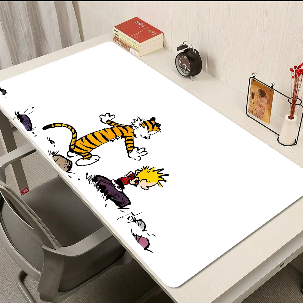 Comic C-Calvin And H-Hobbes Mousepad New Arrivals Large Gaming L XL XXL Gamer Mouse Pad Size For Keyboards Mat