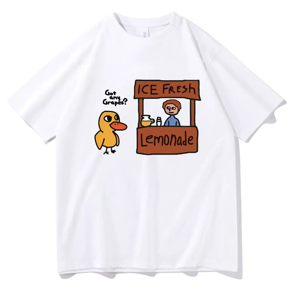 

Lemonade Stand Got Any Grapes T-shirts Funny Anime Cartoon Graphic Print Tshirt Men Women Casual T Shirt Man Fashion Streetwear