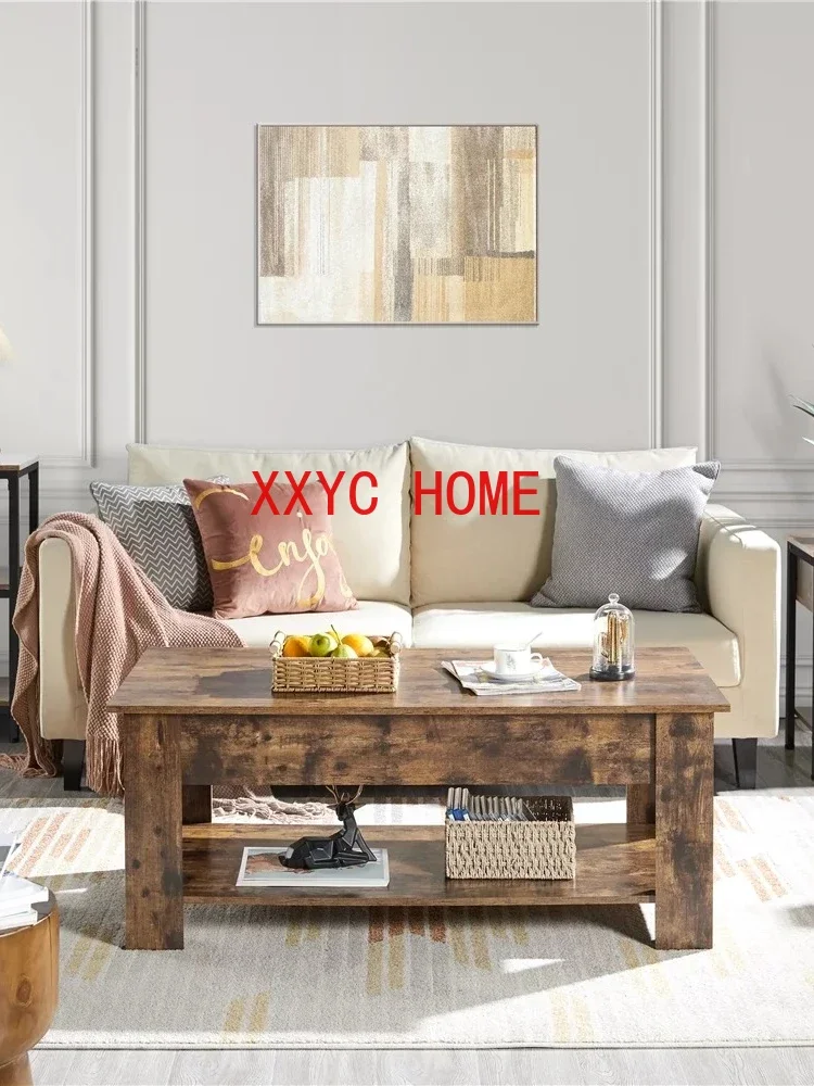 Современный прямоугольный деревянный подъемный журнальный столик 38 6 дюйма с