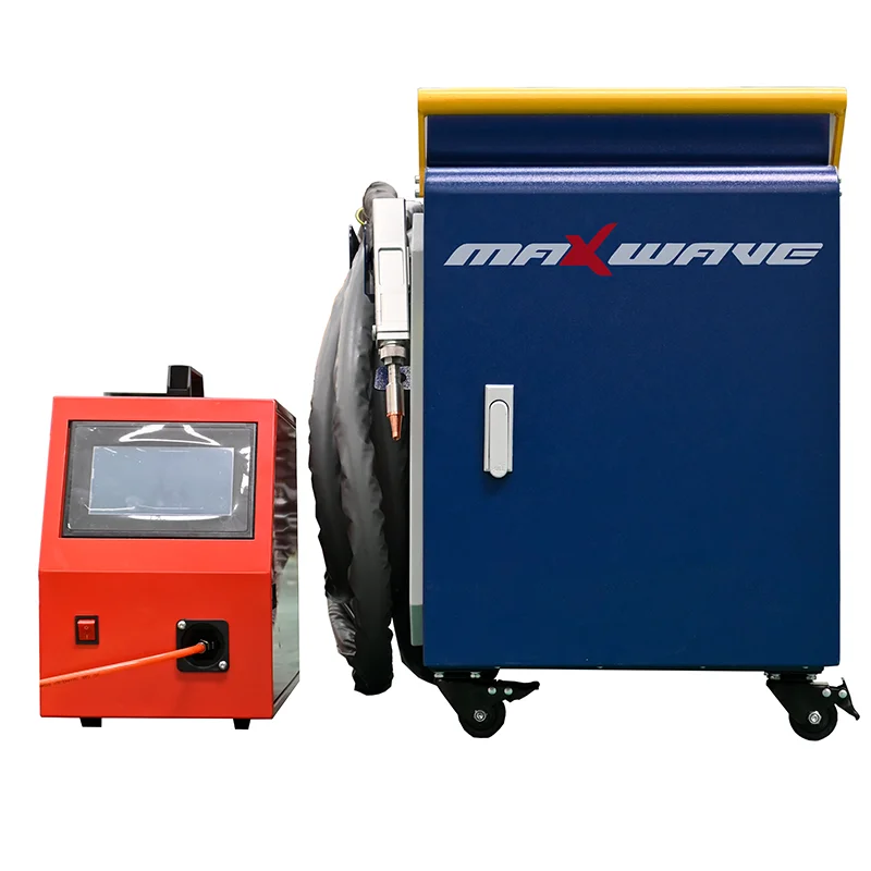 

Maxwave Handheld 1500W Welder Machine Laser Welding Machine With Stainless Steel Optic Wire Feeder For Metal
