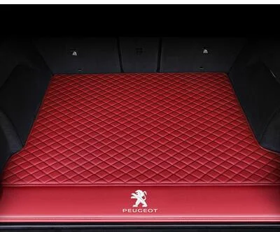 

Car Truck Mat Antiskid Car Leather Rear Trunk Mat Waterproof Anti-dirty Floor Mats Fit For Peugeot 308 408 508 3008 4008 5008