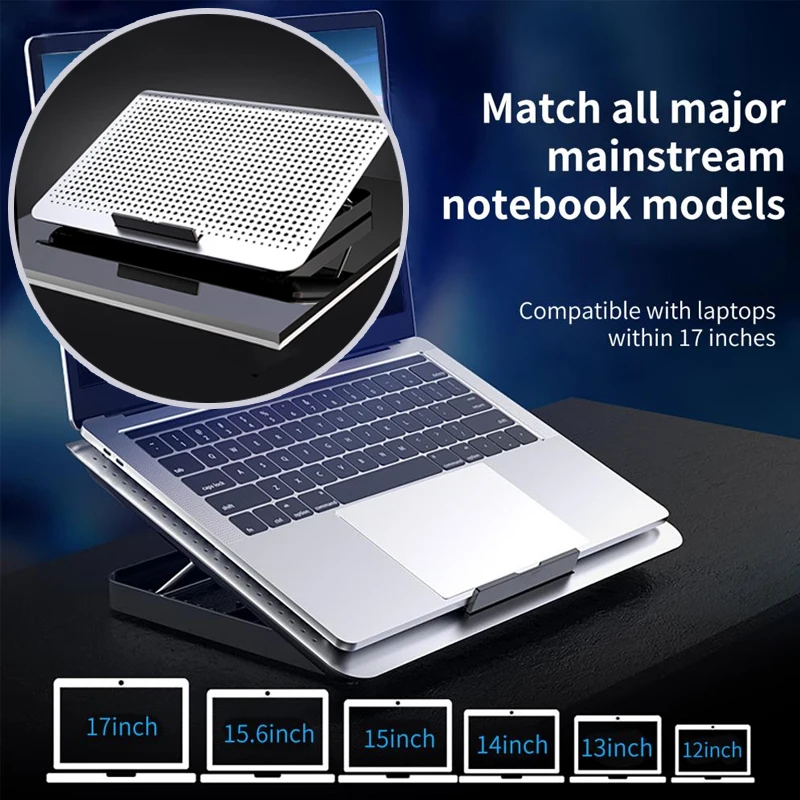 

Laptop Cooler Dual USB Adjustable Portable Low Noise Notebook Cooling Pad for Gaming notebook cooling fan cooler laptop stand