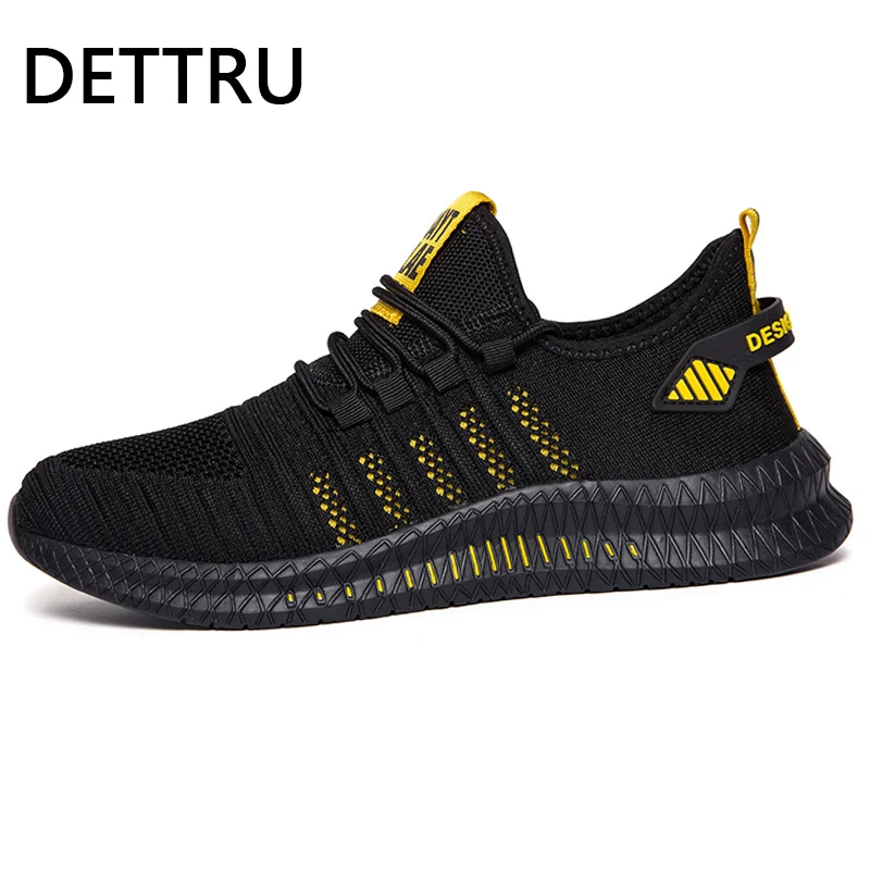 

Fashion Sneakers Lightweight Men Casual Shoes Breathable Male Footwear Lace Up Walking Shoe