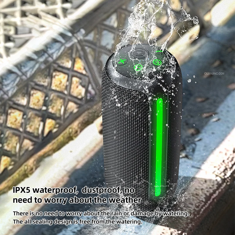 Беспроводные Bluetooth колонки 3D объемный звук стерео сабвуфер бумбокс TF