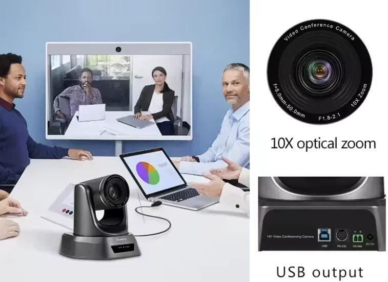 TENVEO PTZ-КАМЕРА 10X ZOOM 1080p 60 кадров в секунду USB3.0 профессиональные конференц-камеры