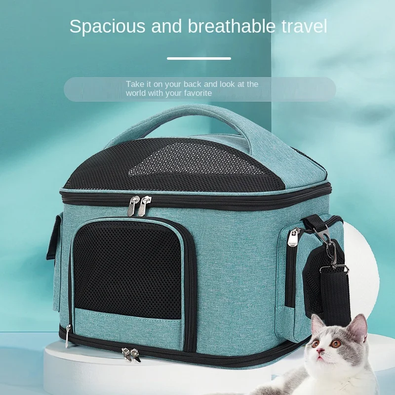 Pet Handbag Travel Pet Bag Dogs and Cats Foldable Pet Shoulder Crossbody Bag Pet Supplies