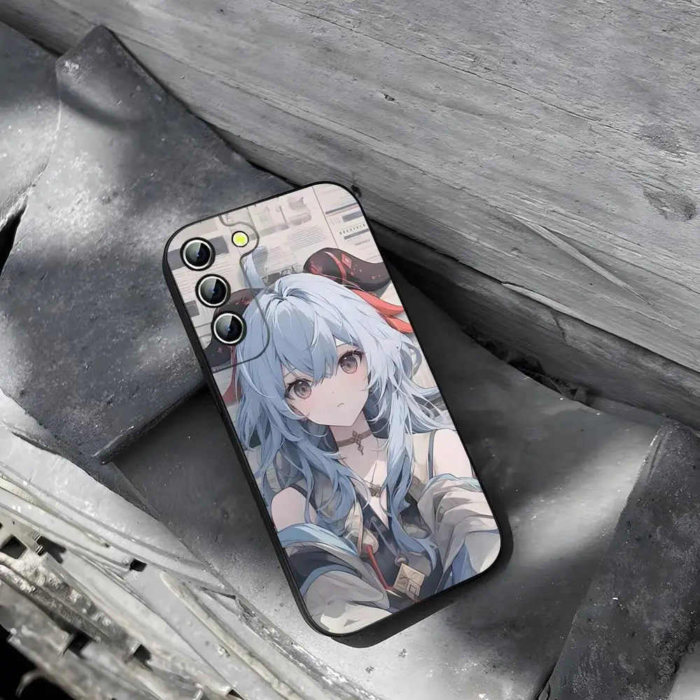 Чехол Genshin Ganyu для телефона Samsung Galaxy S23 S24 S21 S22 S20 Ultra Fe Plus A34 A54 A24 A52 A53 M54 чехол