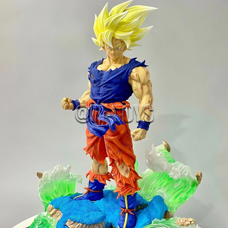 43CM Dragon Ball Z Figure Majin Vegeta Son Goku Namek Figurine Action Figures GK Statue Collection Model Toys for Children Gifts