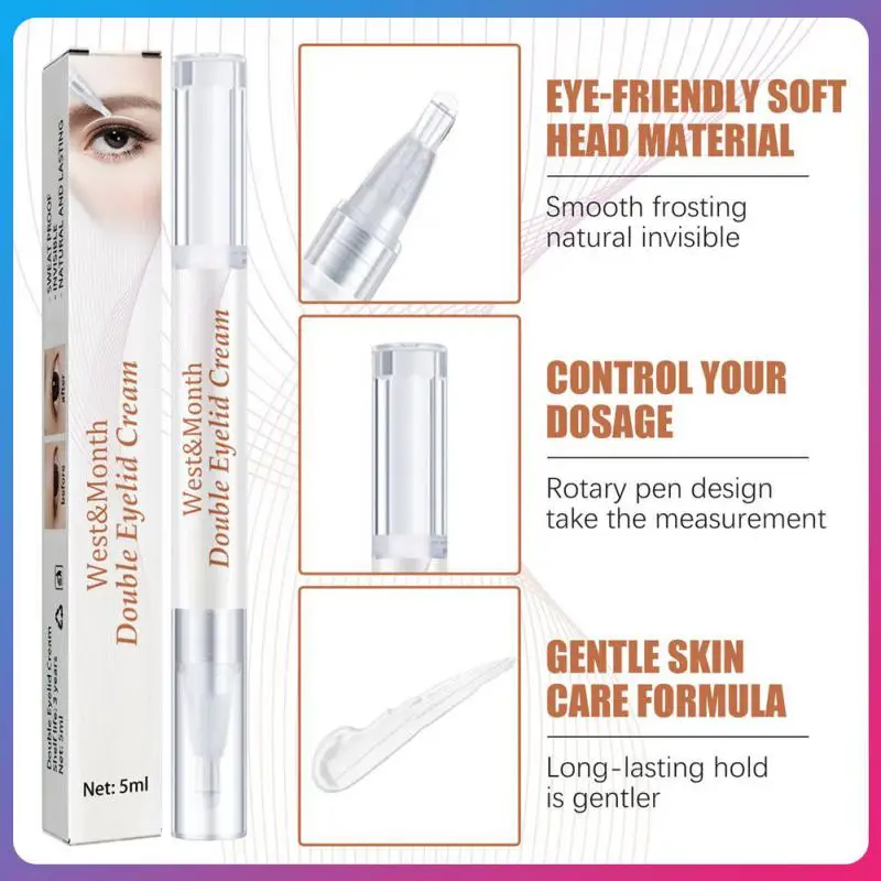 

Двухстороннее формирование век, невидимый долговечный подтягивающий эффект, прозрачный веко, 1 шт., длинный клей для век, практичный инструмент для макияжа