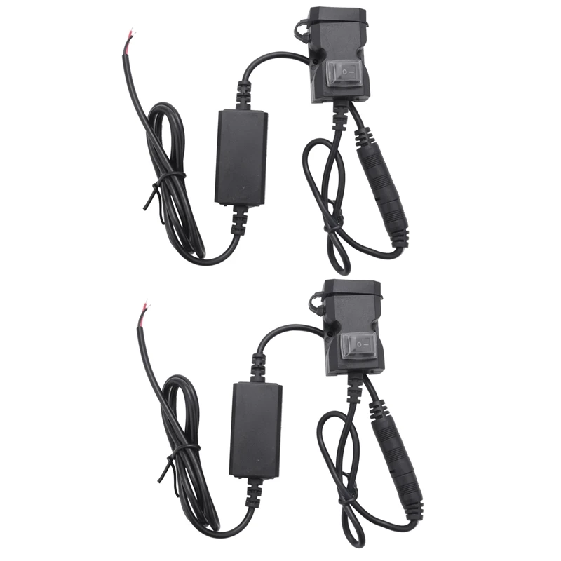 

HOT-2X 12V Waterproof Motorbike Motorcycle Dual-USB Charger Power Socket Adapter Outlet