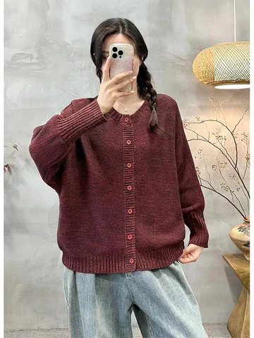 Amax LuluE женские теплые кардиганы из хлопка