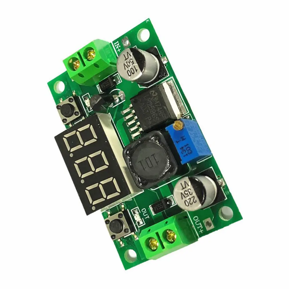 

DC-DC Buck Step Down Module LM2596 DC/DC 4.0~40V to 1.25-37V Adjustable Voltage Regulator With LED Digital Display Voltmeter Hot