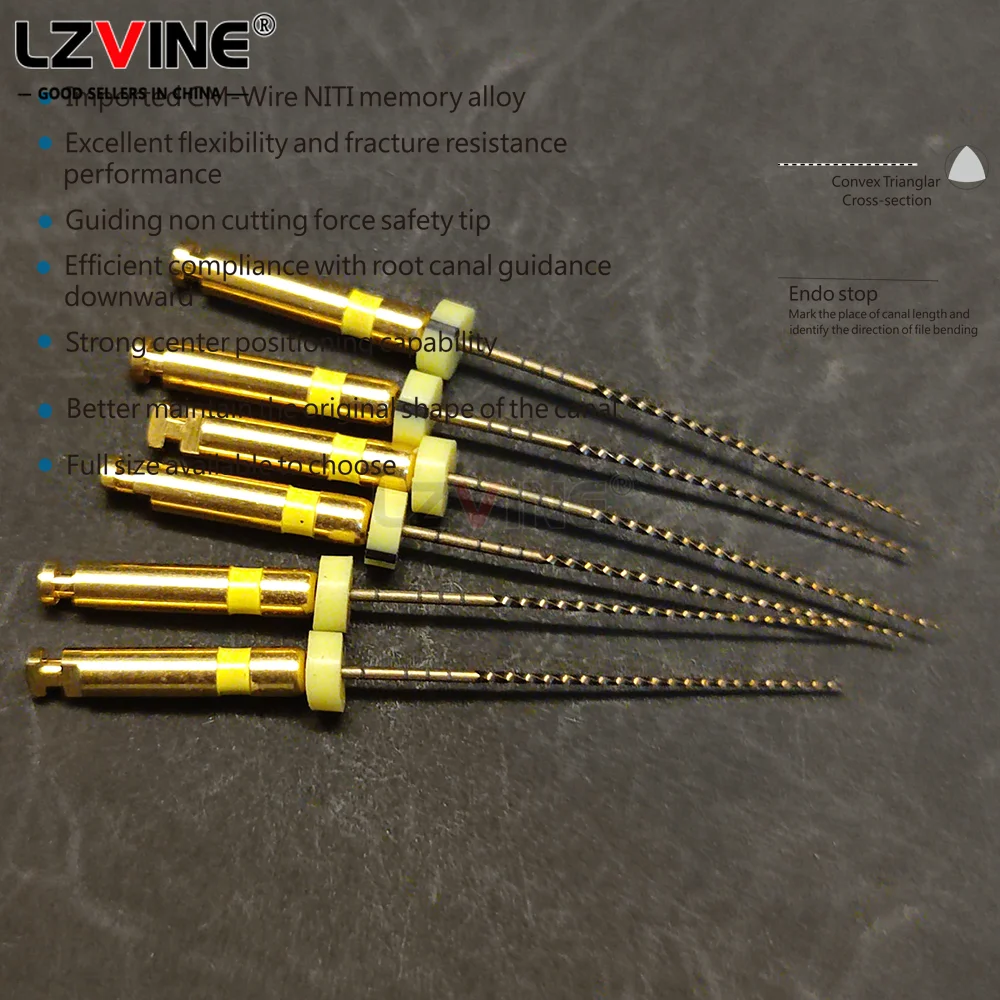 Стоматологический патч Dental Path Glide 13 # 16 # 19 #   Ротационные эндодонтические файлы 02Taper Endo File Engine для корневых каналов, синиесеребристыезолотые, стоматологический инструмент (art.: 3920dbcb42fe4) - 3920dbcb42fe4