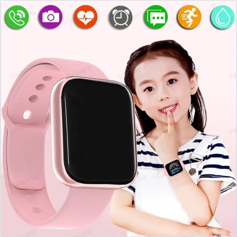 Children's Smart Digital Connected Watch With Call Reminder Heart Rate Monitoring For Children Men Women Watch Hours girls wach
