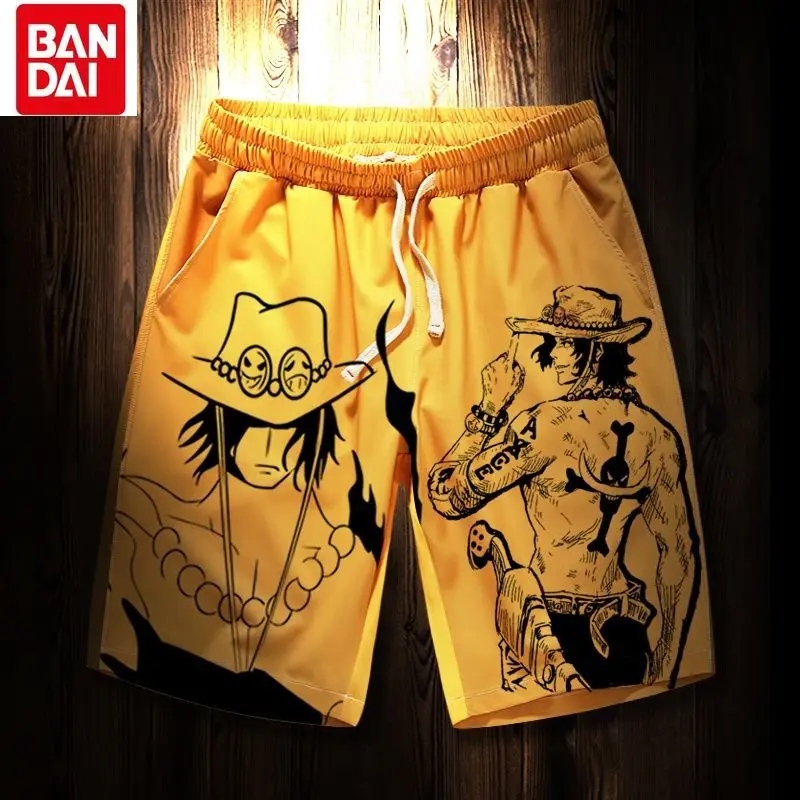 

Summer Bandai One Piece 2022 Anime Men Wear Student Casual Loose Plus Size Quick-drying Breathable Sports Shorts