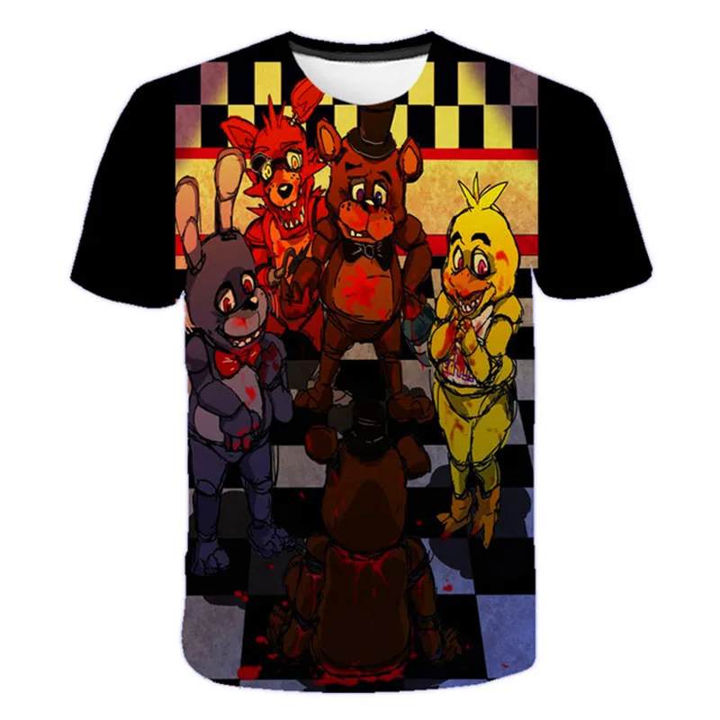 Детская летняя футболка пять ночей |