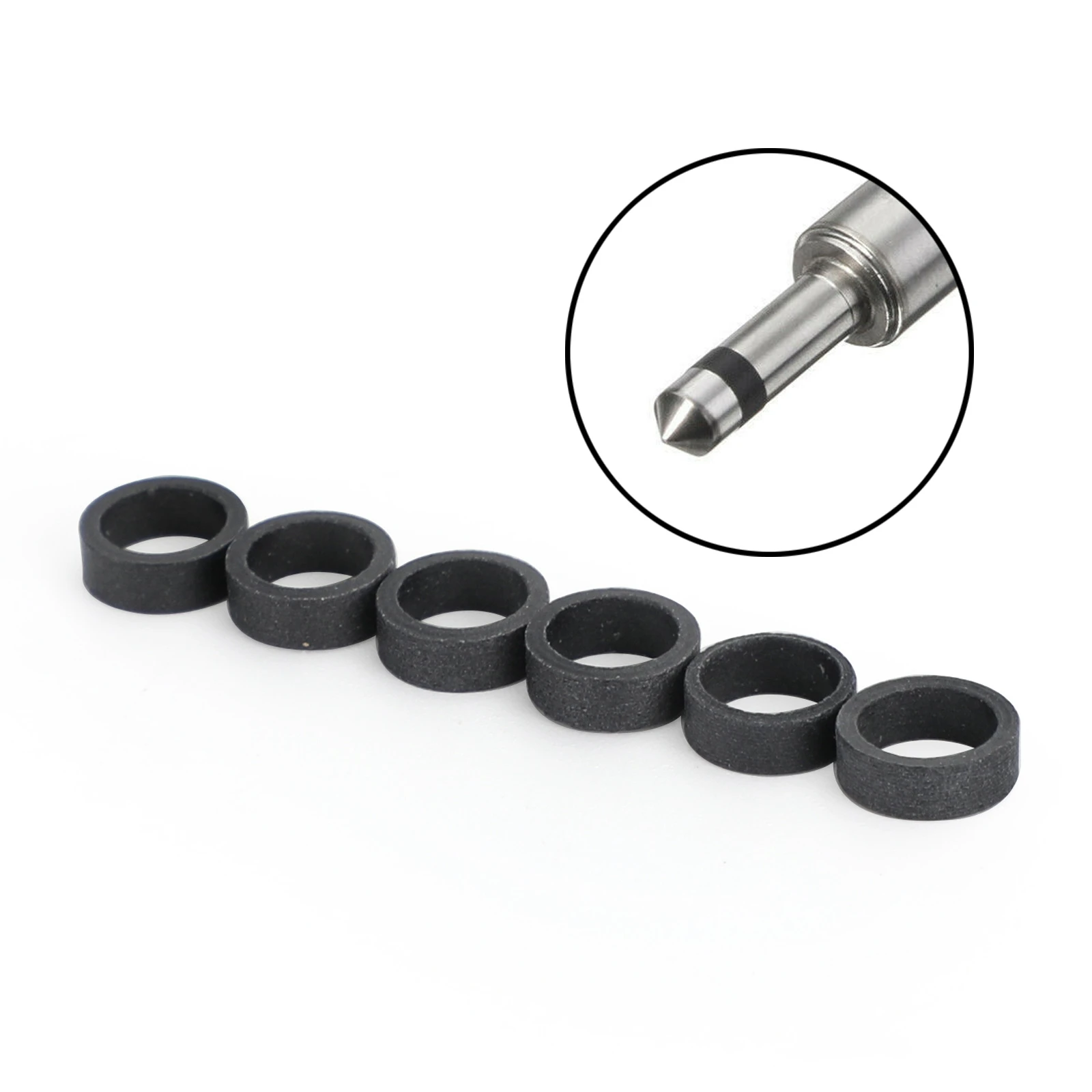 

6 шт. ремонтные уплотнения топливных форсунок подходят для BMW 135 335 535 550 650i 740i 750i X5 X6