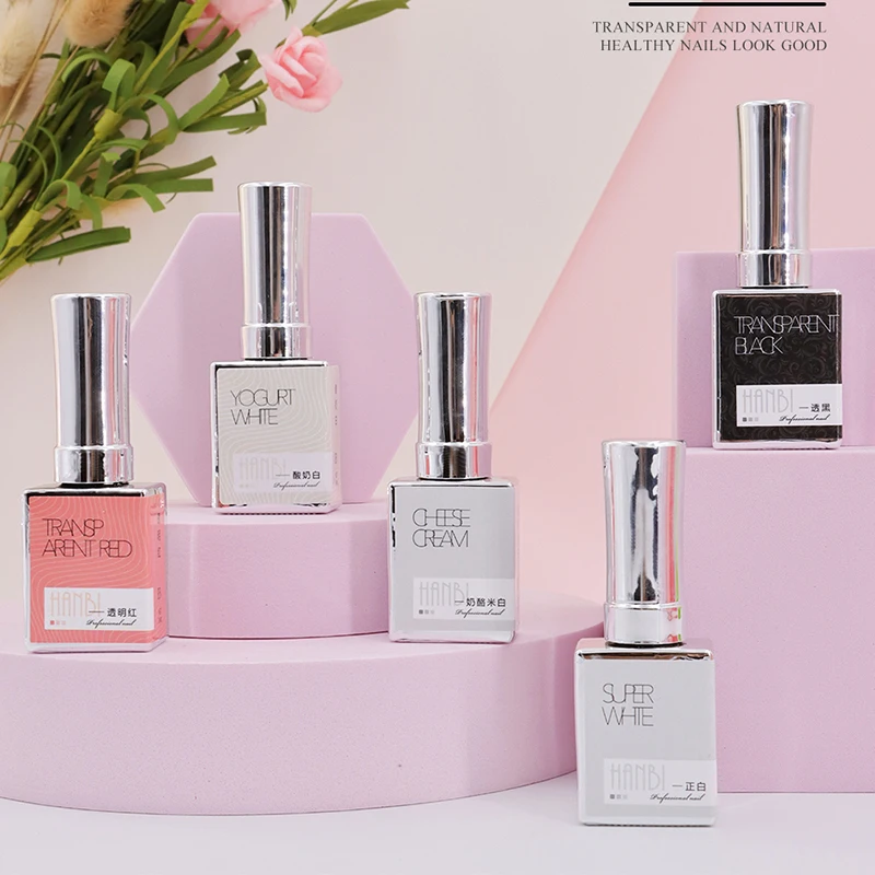 

Basic Color Nail Polish Glue solid color luster All-match Nail Glue Nail Shop Special Non-toxic long lasting UV/LED Nail Gel